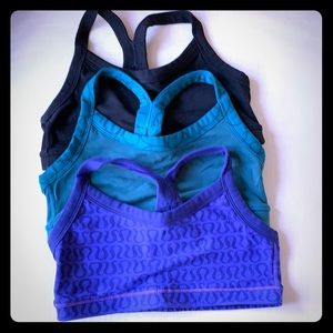 Lululemon sports bras size 4